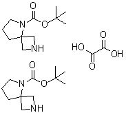 structure of CAS# 1630906-60-3, 2,5-Diazaspiro[3.4]octane-5-carboxylic acid 1,1-dimethylethyl ester ethanedioate (2:1)