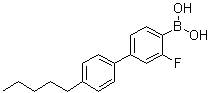 CAS # 163129-14-4, [3-Fluoro-4'-pentylbiphenyl-4-yl]boronic acid, B-(3-Fluoro-4'-pentyl[1,1'-biphenyl]-4-yl)boronic acid