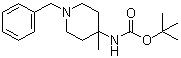 CAS # 163271-07-6, (1-Benzyl-4-methylpiperidin-4-yl)carbamic acid tert-butyl ester, tert-Butyl (1-benzyl-4-methyl-4-piperidinyl)carbamate