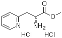 structure of CAS# 163513-22-2, D-3-(2-吡啶基)丙氨酸甲酯二盐酸盐