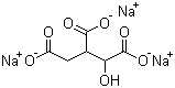 structure of CAS# 1637-73-6, 异柠檬酸三钠盐