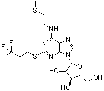 CAS # 163706-58-9, N-[2-(Methylthio)ethyl]-2-[(3,3,3-trifluoropropyl)thio]adenosine
