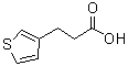 structure of CAS# 16378-06-6, 3-Thiophenepropionic acid