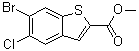 CAS # 1639296-49-3, 6-Bromo-5-chlorobenzo[b]thiophene-2-carboxylic acid methyl ester