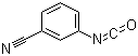 structure of CAS# 16413-26-6, 3-Cyanophenyl isocyanate