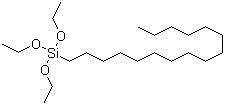 structure of CAS# 16415-13-7, 十六烷基三乙氧基硅烷