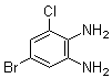 structure of CAS# 16429-44-0, 5-Bromo-3-chloro-1,2-benzenediamine