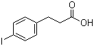structure of CAS# 1643-29-4, 3-(4-Iodophenyl)propanoic acid