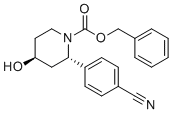 CAS # 1644667-56-0, (-)-(2S,4S)-Benzyl 2-(4-Cyanophenyl)-4-Hydroxypiperidine-1-Carboxylate