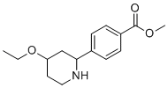CAS 登录号：1644667-62-8, Rel-甲基4-((2S,4S)-4-乙氧基哌啶-2-基)苯甲酸酯