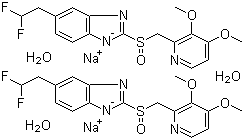 structure of CAS# 164579-32-2, Pantoprazole sodium hydrate