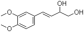 CAS 登录号：164661-12-5, 4-(3,4-二甲氧基苯基)-3-丁烯-1,2-二醇