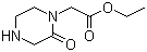 structure of CAS# 164784-87-6, Ethyl 2-oxopiperazine-1-acetate