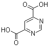 structure of CAS# 16490-02-1, 4,6-Pyrimidinedicarboxylic acid