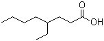 structure of CAS# 16493-80-4, 4-Ethyloctanoic acid