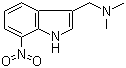 structure of CAS# 1654-34-8, 7-Nitrogramine