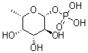 structure of CAS# 16562-59-7, 6-Deoxy-beta-L-galactopyranose 1-(dihydrogen phosphate)