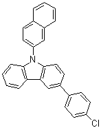 CAS 登录号：1657017-43-0, 3-(4-氯苯基)-9-(2-萘基)-9H-咔唑