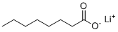 structure of CAS# 16577-52-9, Lithium octanoate