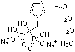 structure of CAS# 165800-07-7, Zoledronate disodium tetrahydrate