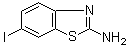 structure of CAS# 16582-58-4, 6-碘-2-苯并噻唑胺