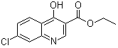 structure of CAS# 16600-22-9, Ethyl 7-chloro-4-hydroxy-3-quinolinecarboxylate