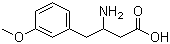 CAS 登录号：166194-73-6, 3-氨基-4-(3-甲氧基苯基)丁酸