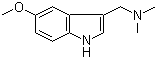 structure of CAS# 16620-52-3, 5-Methoxygramine