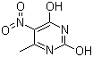 CAS # 16632-21-6, 5-Nitro-6-methyluracil, 2,4-Dihydroxy-6-methyl-5-nitropyrimidine, 6-Metyl-5-nitrouracil