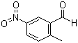 structure of CAS# 16634-91-6, 2-甲基-5-硝基苯甲醛