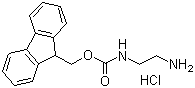 structure of CAS# 166410-32-8, N-芴甲氧羰基乙二胺盐酸盐