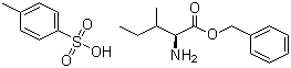 structure of CAS# 16652-75-8, L-Isoleucine benzyl ester 4-toluenesulphonate