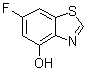 structure of CAS# 1665288-66-3, 6-氟-4-苯并噻唑醇