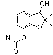 structure of CAS# 16655-82-6, 3-Hydroxycarbofuran