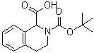 structure of CAS# 166591-85-1, 3,4-Dihydro-1,2(1H)-isoquinolinedicarboxylic acid 2-(1,1-dimethylethyl) ester
