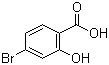 structure of CAS# 1666-28-0, 2-羟基-4-溴苯甲酸