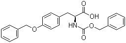 structure of CAS# 16677-29-5, Cbz-O-benzyl-L-tyrosine