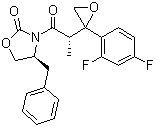 CAS 登录号：166948-47-6, (4S)-3-[(2R)-2-[(2R)-2-(2,4-二氟苯基)-2-环氧乙基]-1-氧代丙基]-4-(苯基甲基)-2-恶唑啉酮
