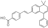 structure of CAS# 166977-43-1, 4-[(1E)-2-(5,6-二氢-5,5-二甲基-8-苯基-2-萘基)乙烯基]苯甲酸