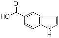 structure of CAS# 1670-81-1, 吲哚-5-羧酸