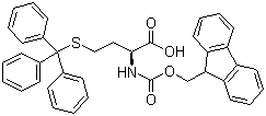 structure of CAS# 167015-23-8, N-Fmoc-S-trityl-L-homocysteine