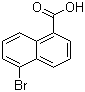 structure of CAS# 16726-67-3, 5-溴萘-1-甲酸