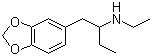 CAS 登录号：167394-39-0, N-乙基-1-(3,4-亚甲二氧基苯基)-2-丁胺, 3,4-亚甲二氧基-alpha,N-二乙基苯乙胺