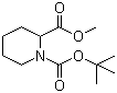 structure of CAS# 167423-93-0, N-Boc-哌啶-2-甲酸甲酯