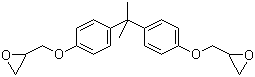 structure of CAS# 1675-54-3, Bisphenol A diglycidyl ether