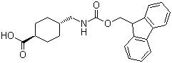 structure of CAS# 167690-53-1, 反式-4-(N-芴甲氧羰基氨基甲基)环己烷甲酸