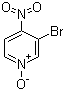 structure of CAS# 1678-49-5, 3-溴-4-硝基吡啶 1-氧化物