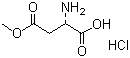 structure of CAS# 16856-13-6, beta-Methyl L-aspartate hydrochloride