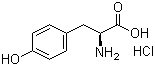 structure of CAS# 16870-43-2, L-Tyrosine hydrochloride