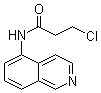 CAS # 16880-60-7, 3-Chloro-N-5-isoquinolylpropionamide
